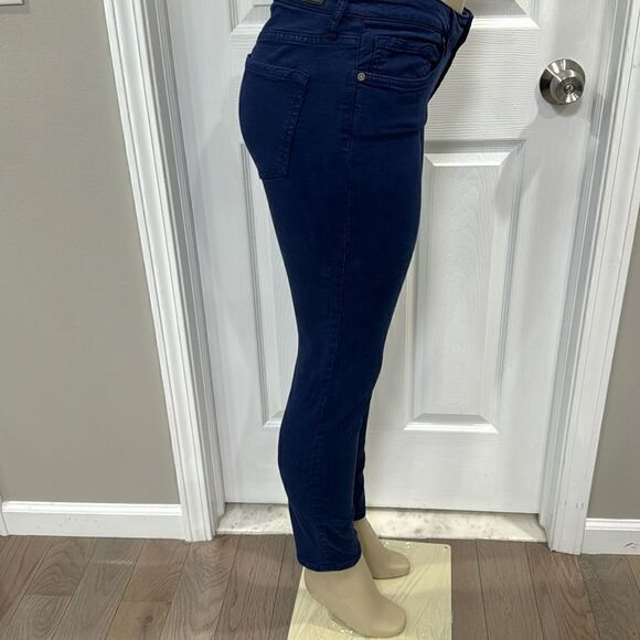 JOIE SKINNY MID-RISE DARK BLUE - Picture 3 of 10